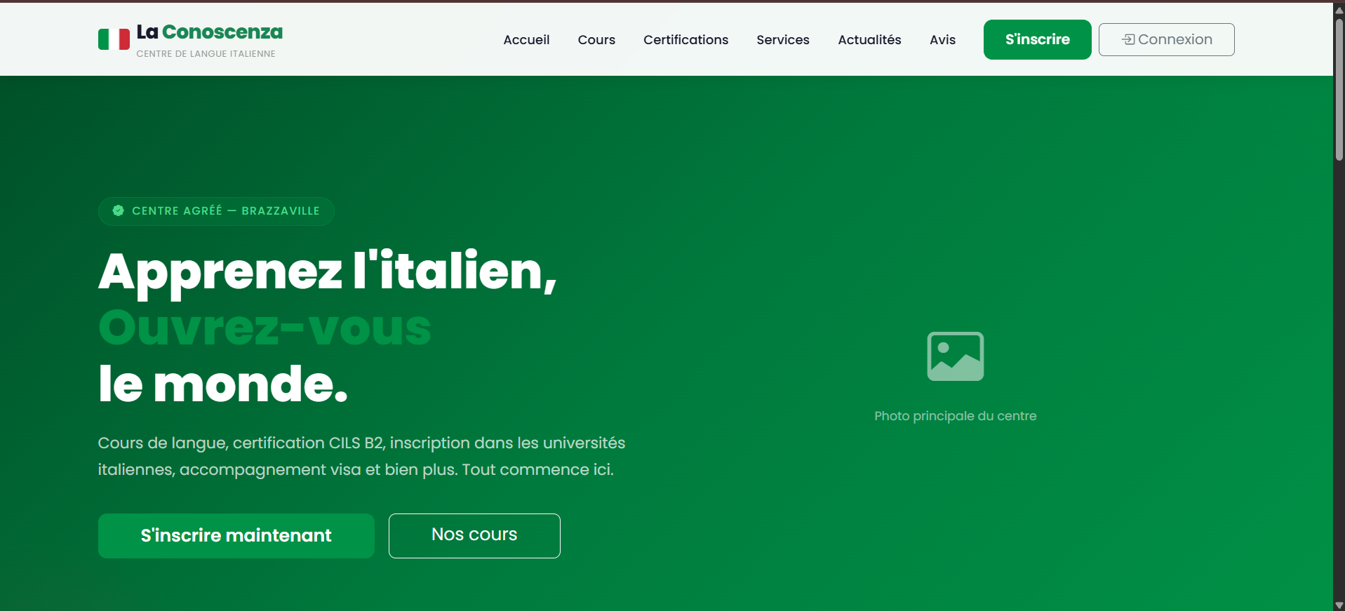La Conoscenza — Centre de langue italienne